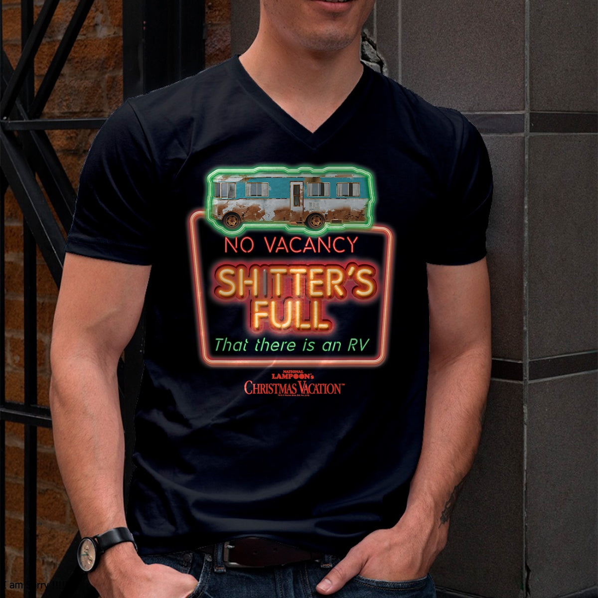 Christmas Vacation No Vacancy Shtter's Full Christmas T-Shirt - Christmas Unisex T-Shirt/Hoodie/Sweatshirt - NGHL00