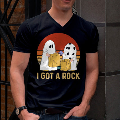 I Got A Rock Shirt Halloween Trick Or Treat Ghost T-Shirt - Halloween Unisex T-Shirt/Hoodie - NGHL00