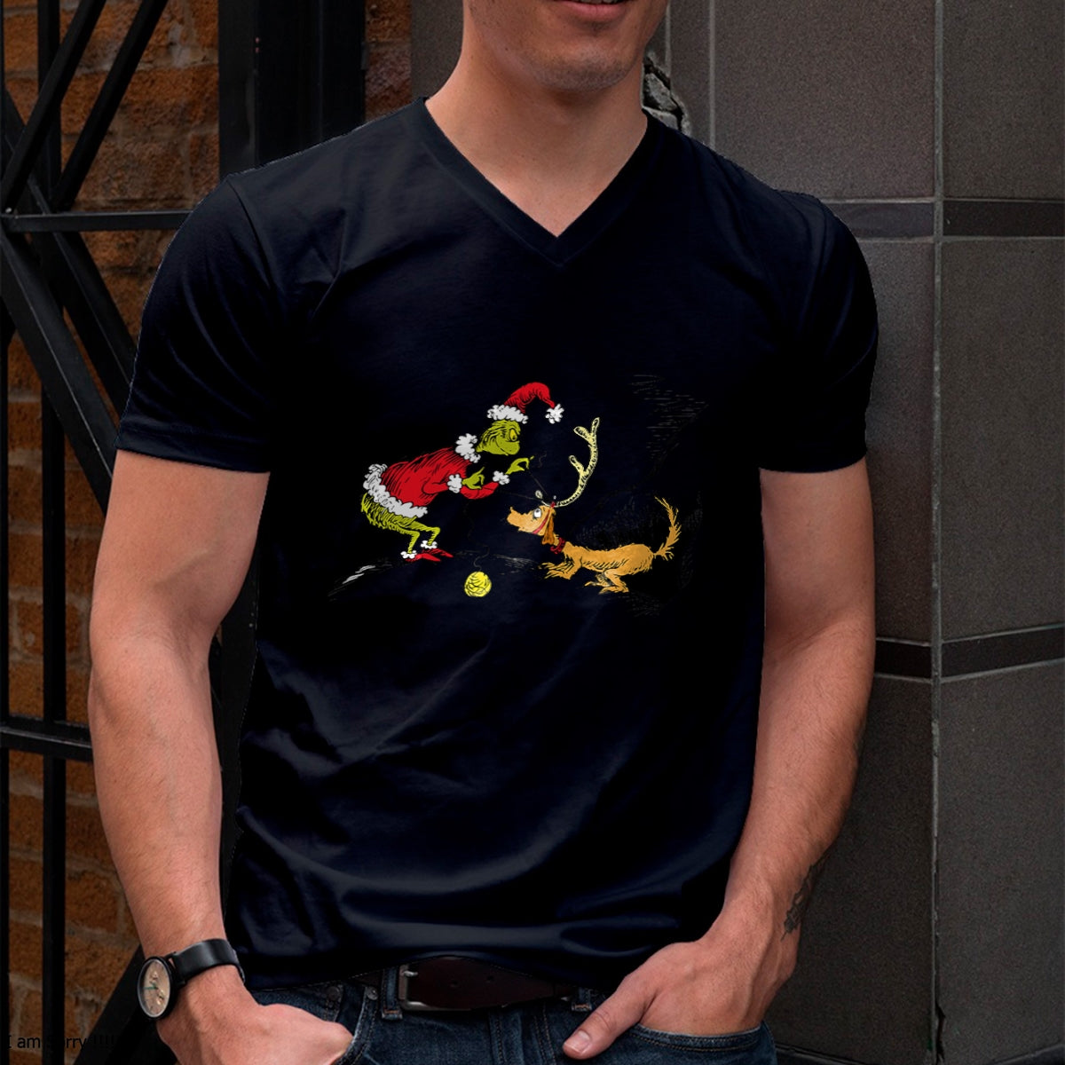 Dr. Seuss Reindeer T-shirt - Christmas Unisex T-Shirt/Hoodie/Sweatshirt - NGHL00