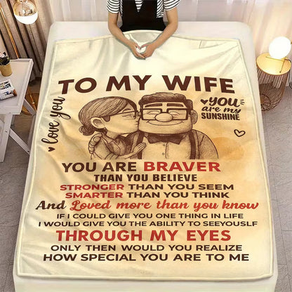Special Gift For Your Wife Blanket - From Husband