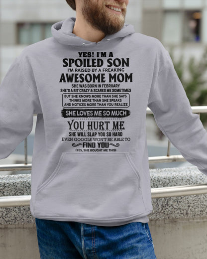 February - Awesome Mom - Perfect gift for your son From Mom NGHL02 (SKU-SPW-02)