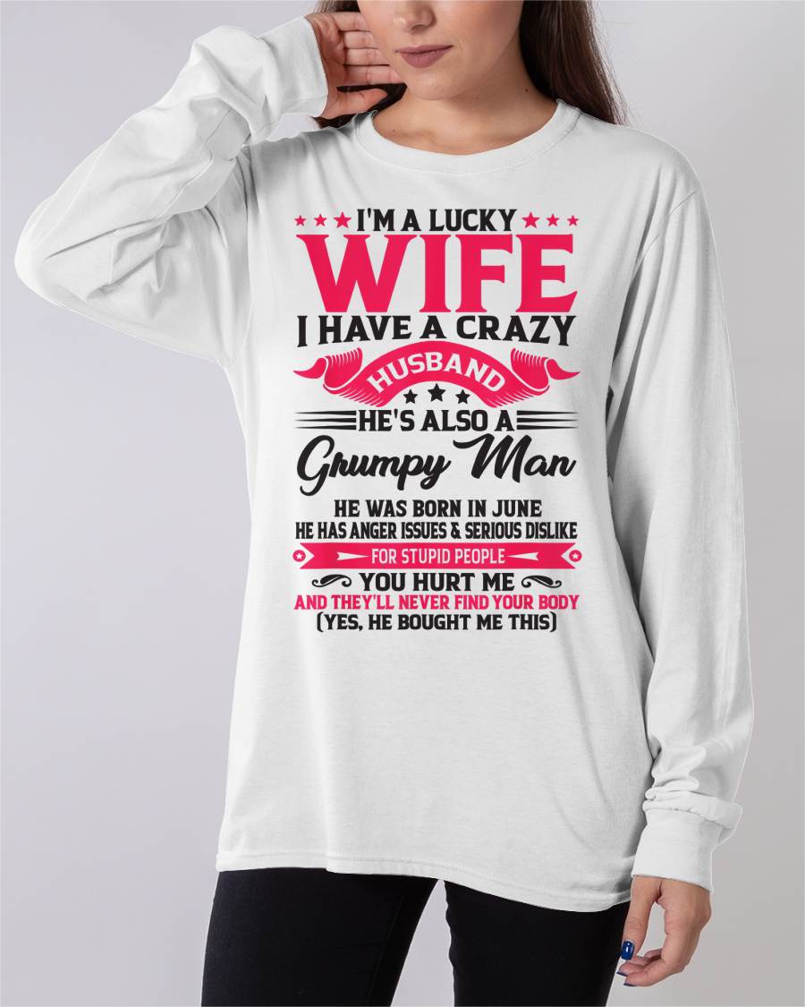 JUNE - TO MY WIFE - I'M A LUCKY WIFE - GIFT FROM HUSBAND - DTSM06 (SKU10-136-06)
