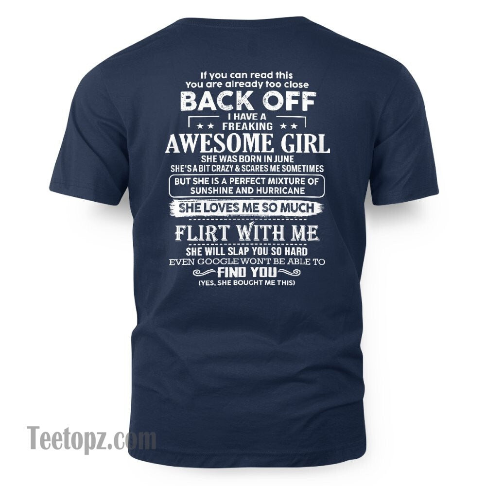 June – Awesome Girlfriend Born In June – Special gift for your Boyfriend – From Wife NGHL06 (SKU06-17-06)