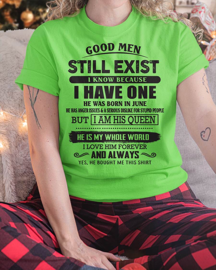 June - Good Men Still Exist - Perfect Gift For Girlfriend, Wife From Husband - NGHL06 (SKU07-166-06)