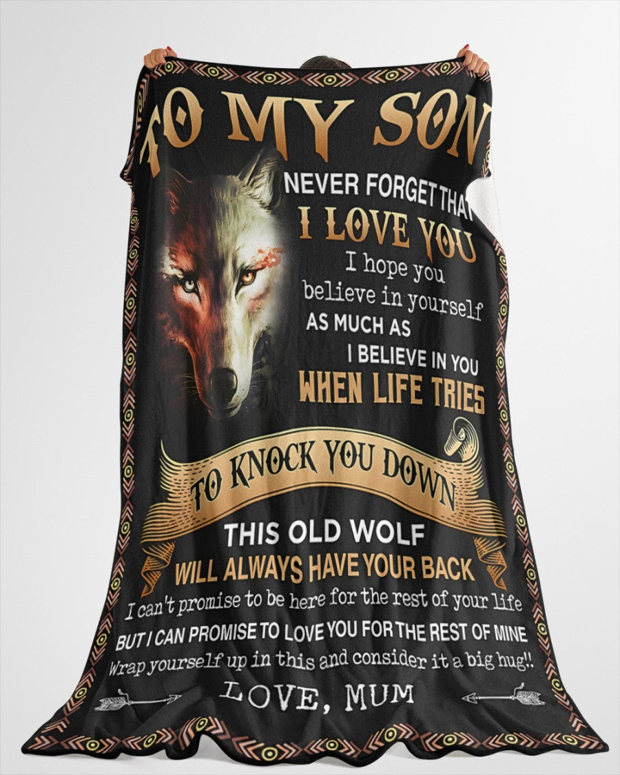 Special Gift For Your Son Blanket - From Mum