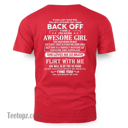 May – Awesome Girlfriend Born In May – Special gift for your Boyfriend – From Wife NGHL05 (SKU06-17-05)