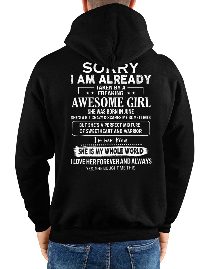 June - Awesome girl - Perfect gift for your boyfriend - (SKU04-86-06) - From Wife NGHL06