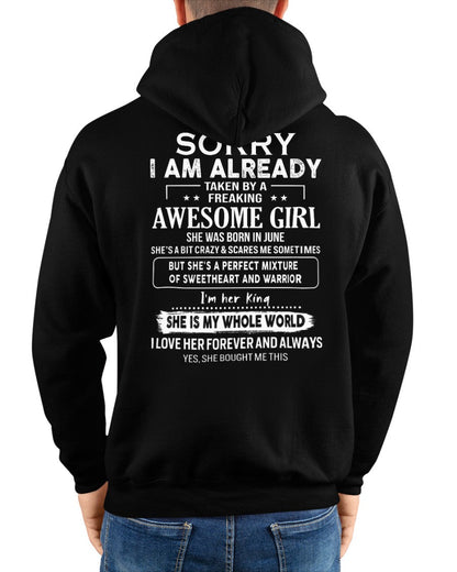 June - Awesome girl - Perfect gift for your boyfriend - (SKU04-86-06) - From Wife NGHL06