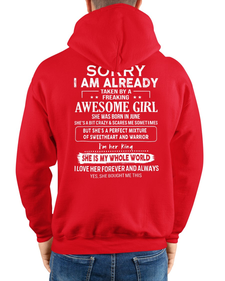 June - Awesome girl - Perfect gift for your boyfriend - (SKU04-86-06) - From Wife NGHL06
