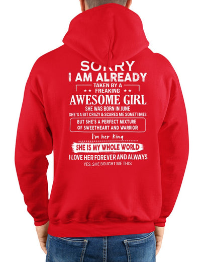 June - Awesome girl - Perfect gift for your boyfriend - (SKU04-86-06) - From Wife NGHL06