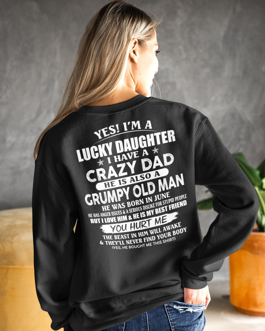 June - Awesome Grumpy Old Dad - Special gift for your daughter From Dad - NGHL06 (SKU10-50-06)