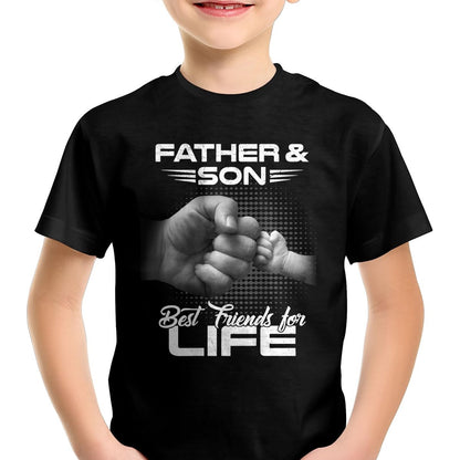 Father & Son Best Friends For Life Matching Father's Day T-Shirt - Gift From Dad Unisex T-Shirt/Hoodie - NGHL00 (SKUT-2310EMAILDS-19)