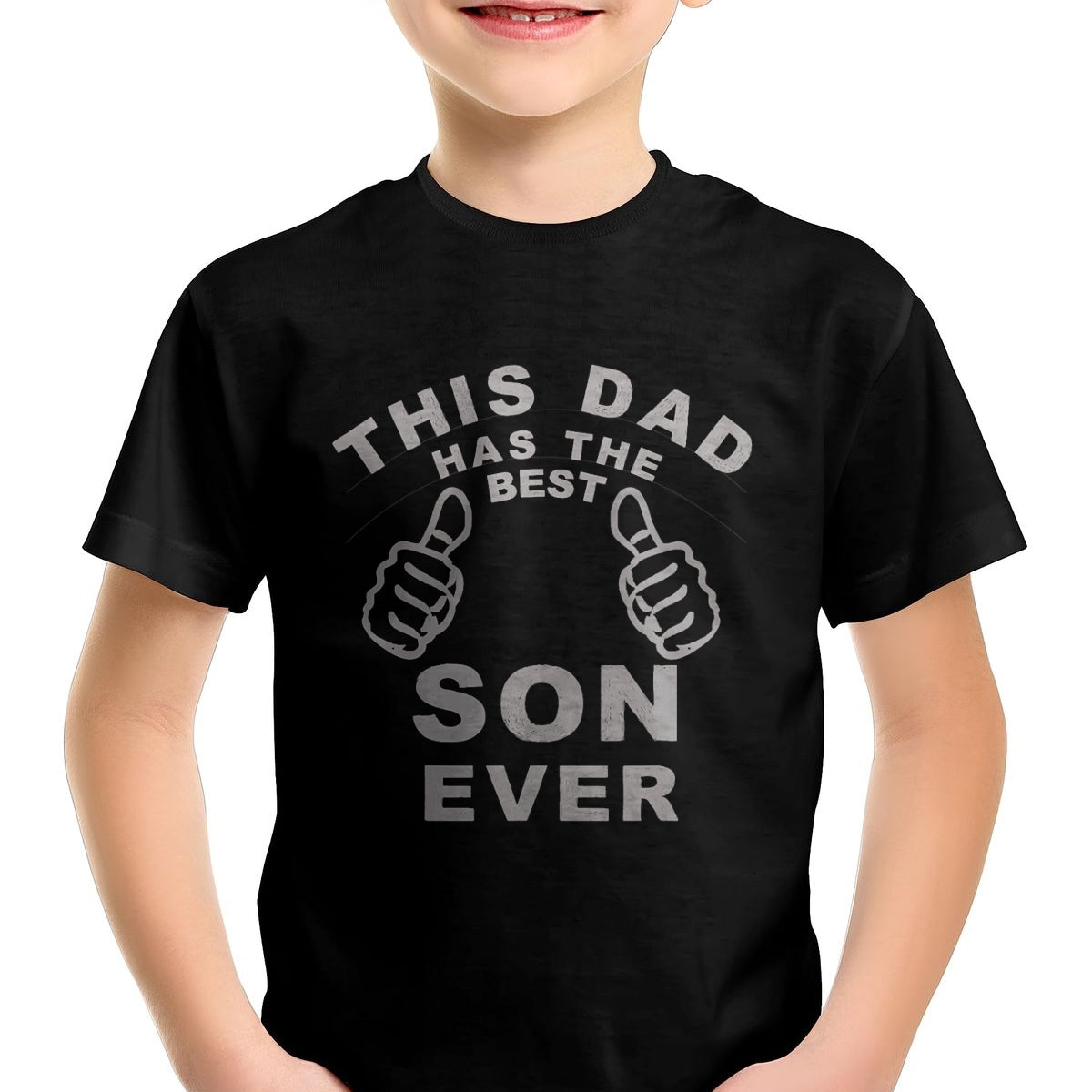 This Dad Has The Best Son Ever Funny Fathers Day From Son T-Shirt - Gift From Dad Unisex T-Shirt/Hoodie - NGHL00 (SKUT-2310EMAILDS-45)