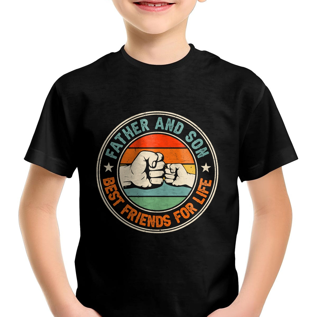 Father And Son Best Friends For Life Matching Father's Day T-Shirt - Gift From Dad Unisex T-Shirt/Hoodie - NGHL00 (SKUT-2310EMAILDS-21)
