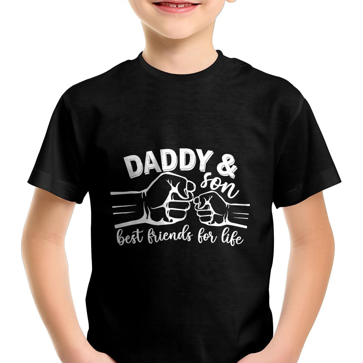 Daddy and Son Best Friends for Life Gifts Men Funny Fathers T-Shirt - Gift From Dad Unisex T-Shirt/Hoodie - NGHL00 (SKUT-2310EMAILDS-15)