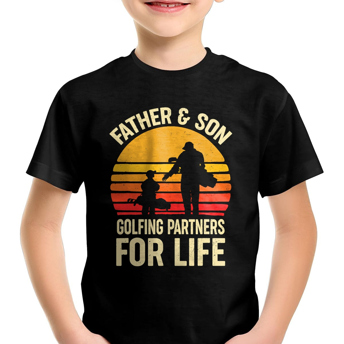 Golf Golfing Father Son Matching Dad T-Shirt - Gift From Dad Unisex T-Shirt/Hoodie - NGHL00 (SKUT-2310EMAILDS-31)