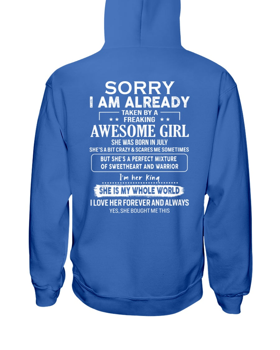 July - Awesome girl - Perfect gift for your boyfriend - (SKU04-86-07) - From Wife NGHL07