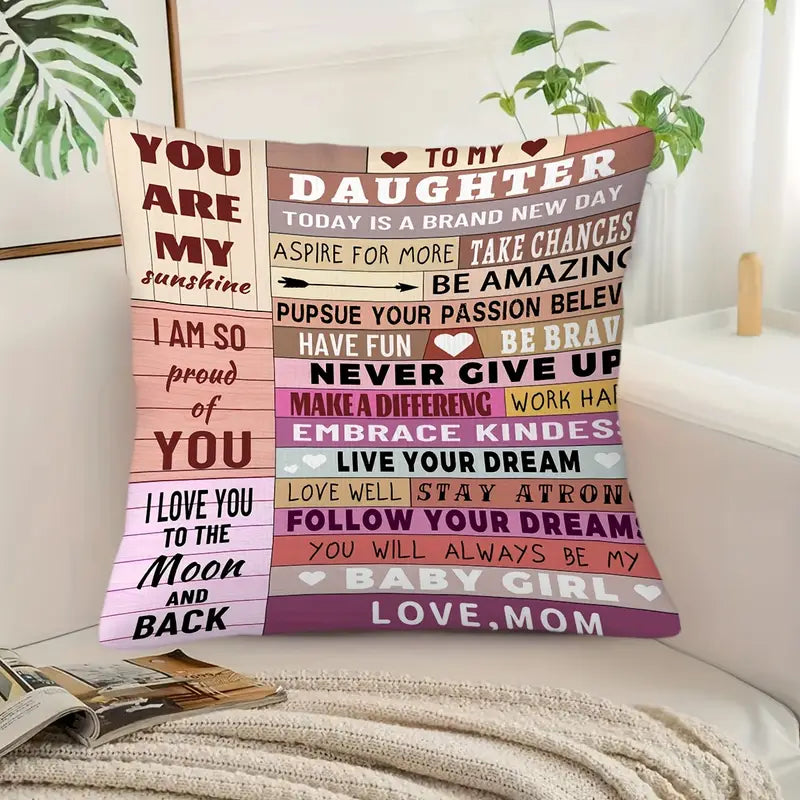 Special Gift For Your Daughter From Mom - Pillow