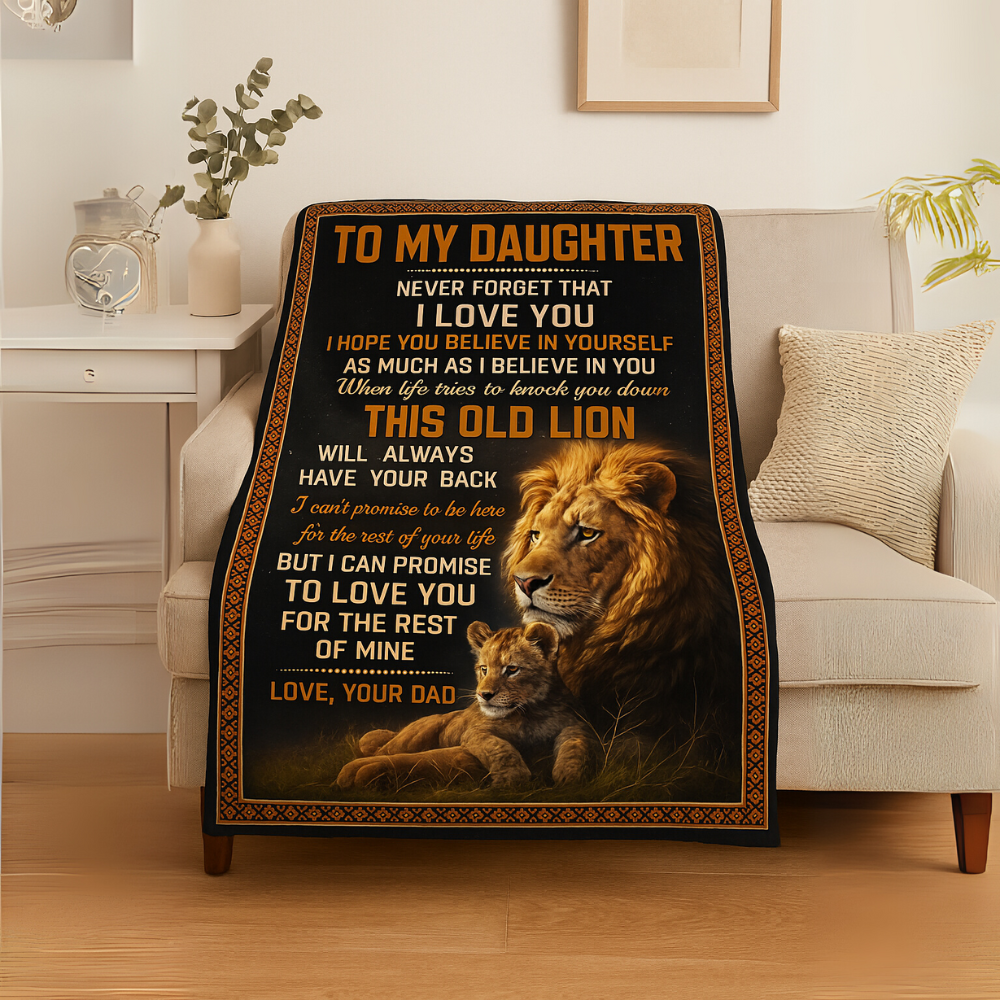 Special Gift For Your Daughter Blanket - From Dad
