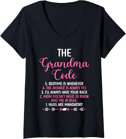 THE GRANDMA CODE T SHIRT - From grandma NGHL00