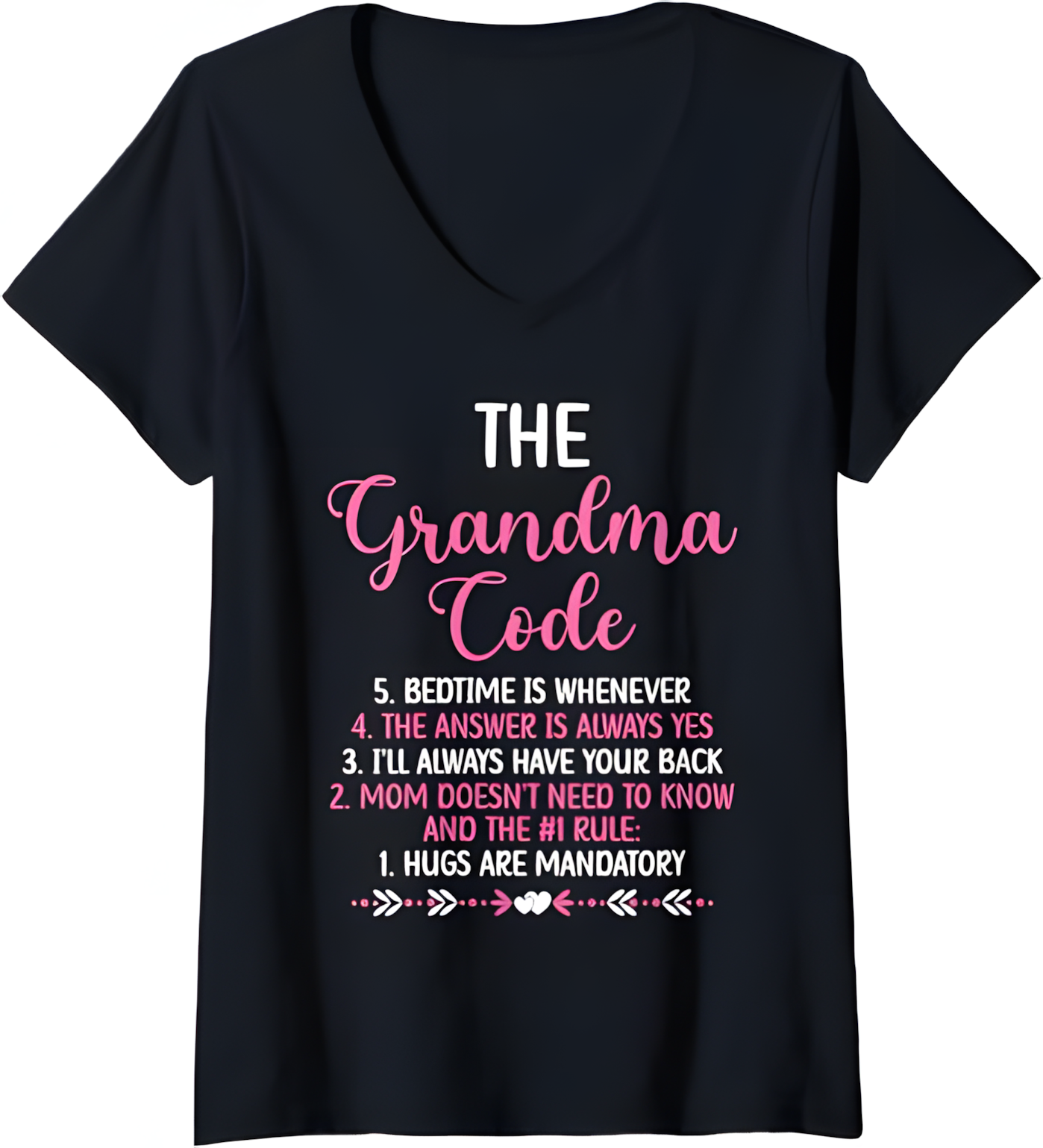 THE GRANDMA CODE T SHIRT - From grandma NGHL00