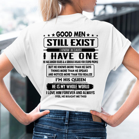 Good men Still Exist - gift for your girlfriend, wife from Husband - NGHL00 (SKU-GMSAU-00)