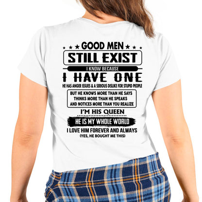 Good men Still Exist - gift for your girlfriend, wife from Husband - NGHL00 (SKU-GMSAU-00)