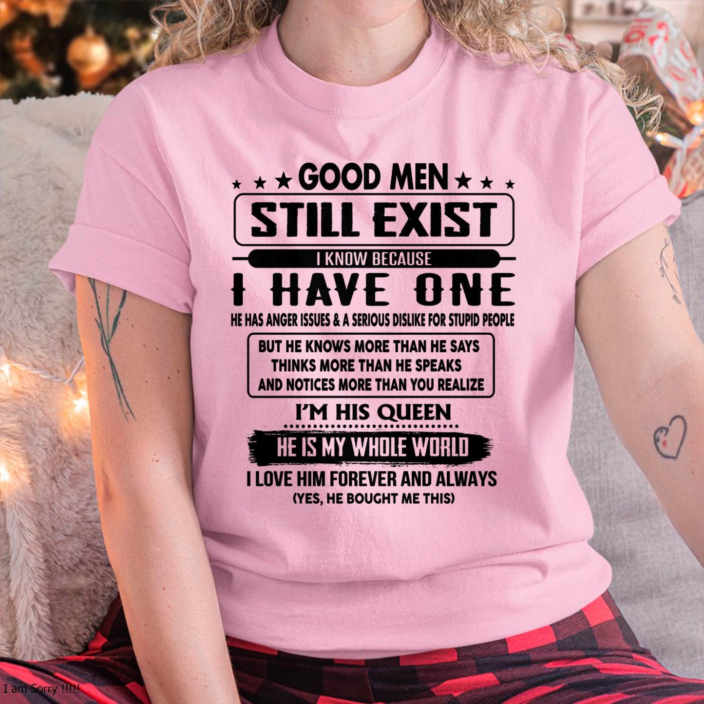 Good men Still Exist - gift for your girlfriend, wife from Husband - NGHL00 (SKU-GM-00)