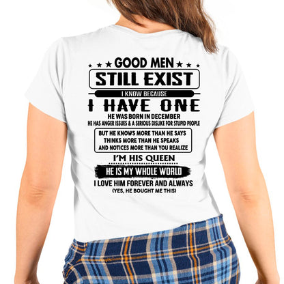 December - Good men Still Exist - gift for your girlfriend, wife from Husband - NGHL12 (SKU-GMSAU-12)