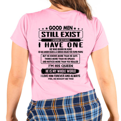 June - Good men Still Exist - gift for your girlfriend, wife from Husband - NGHL06 (SKU-GMSAU-06)