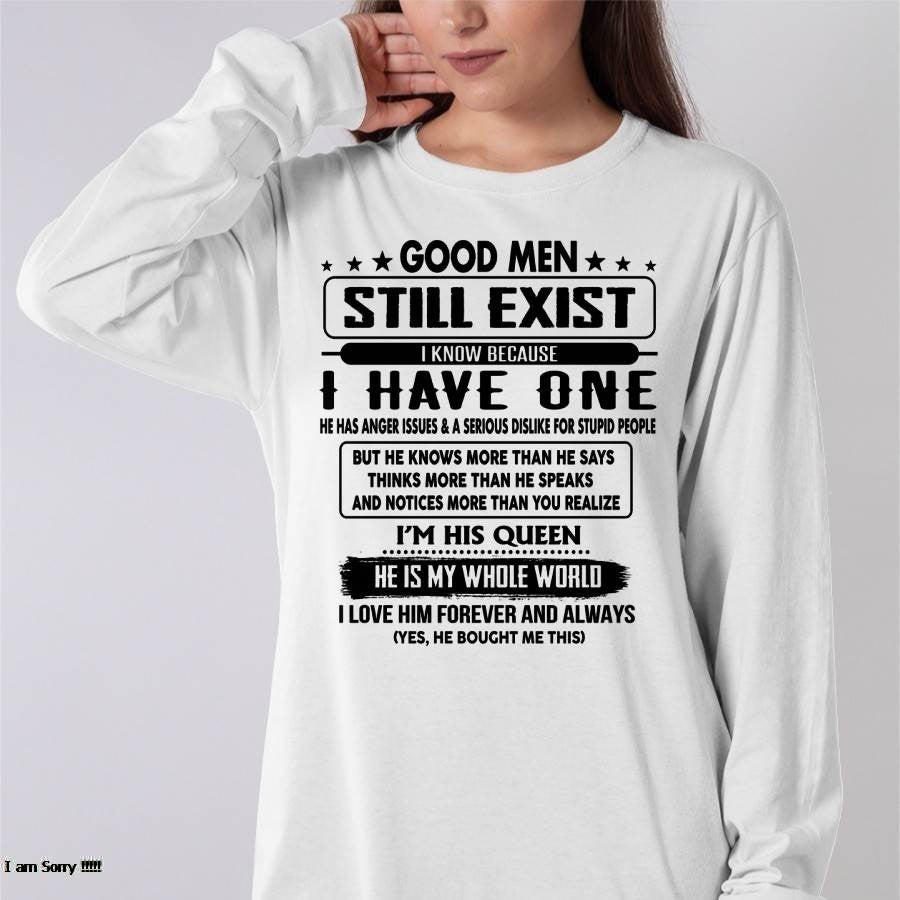 Good men Still Exist - gift for your girlfriend, wife from Husband - NGHL00 (SKU-GM-00)