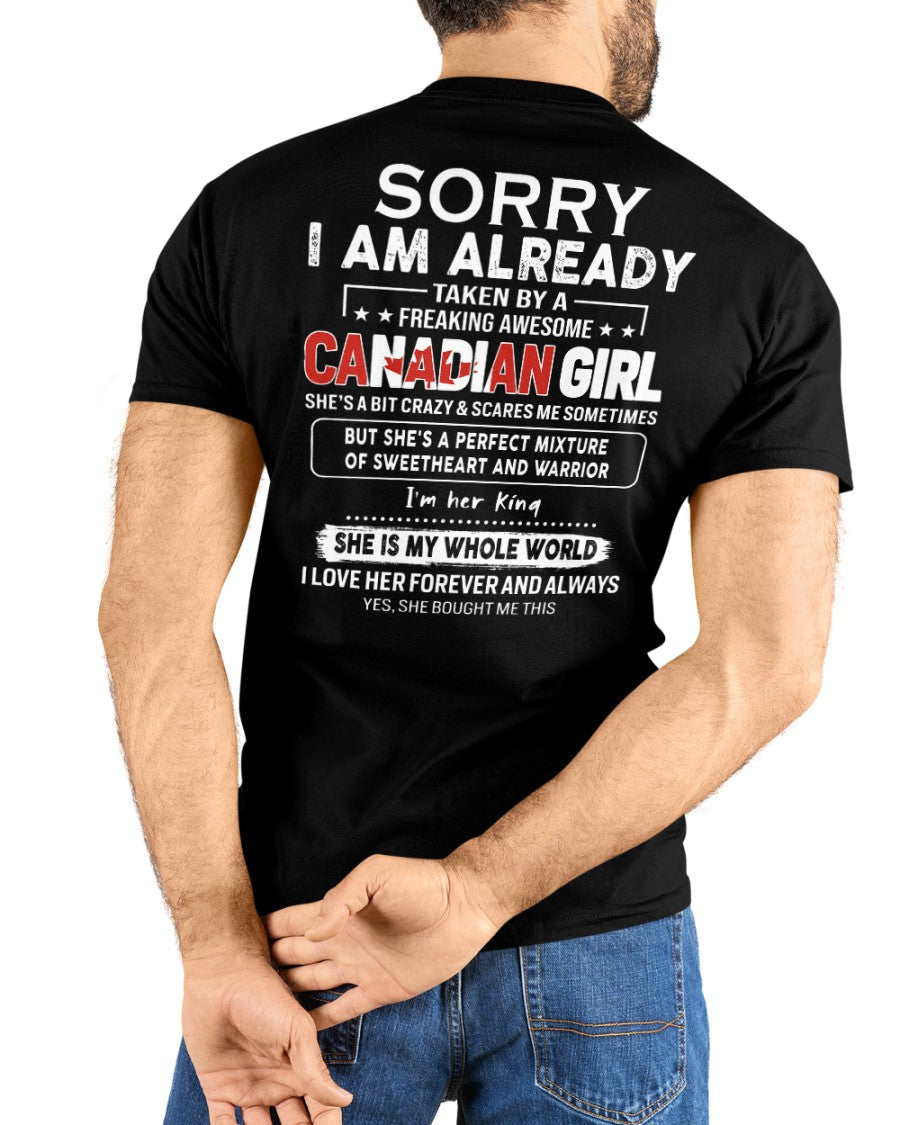 Awesome Canadian girl - Perfect gift for your boyfriend - (SKU05-97) - SUN CANADIAN