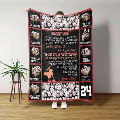 Special Gift For Son Blanket - From Mom