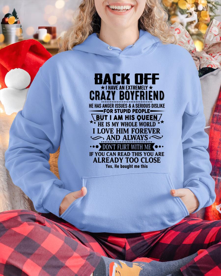 Back Off I Have An Extremely Crazy Boyfriend - - Gift For Wife From Husband - NGHL00 (SKUT-BACKOFF-00)