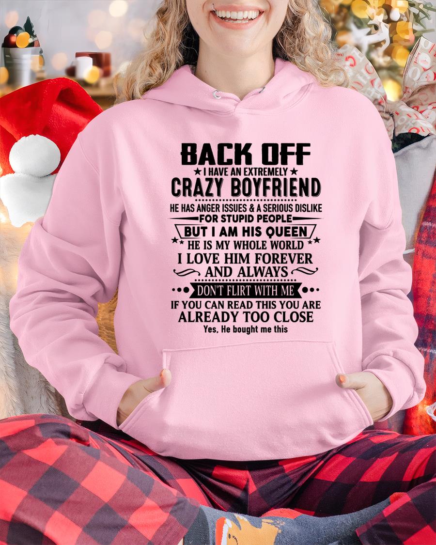 Back Off I Have An Extremely Crazy Boyfriend - - Gift For Wife From Husband - NGHL00 (SKUT-BACKOFF-00)
