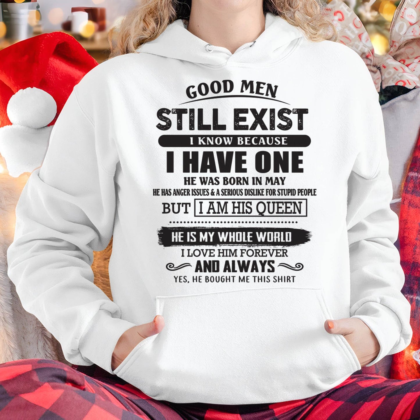 May - Good Men Still Exist - Perfect Gift For Girlfriend, Wife From Husband - NGHL05(SKU07-166-05)