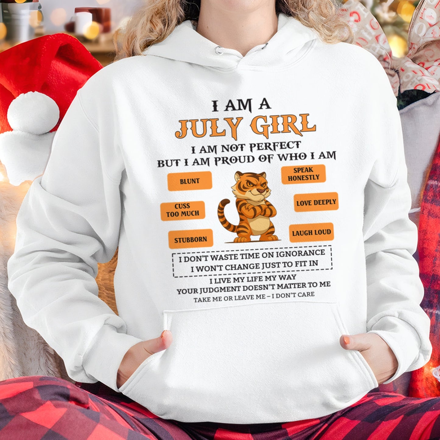 "I AM A JULY GIRL" - Birthday Gift For July Girls - FMA NGHL07 (SKU26T-01-62-07)