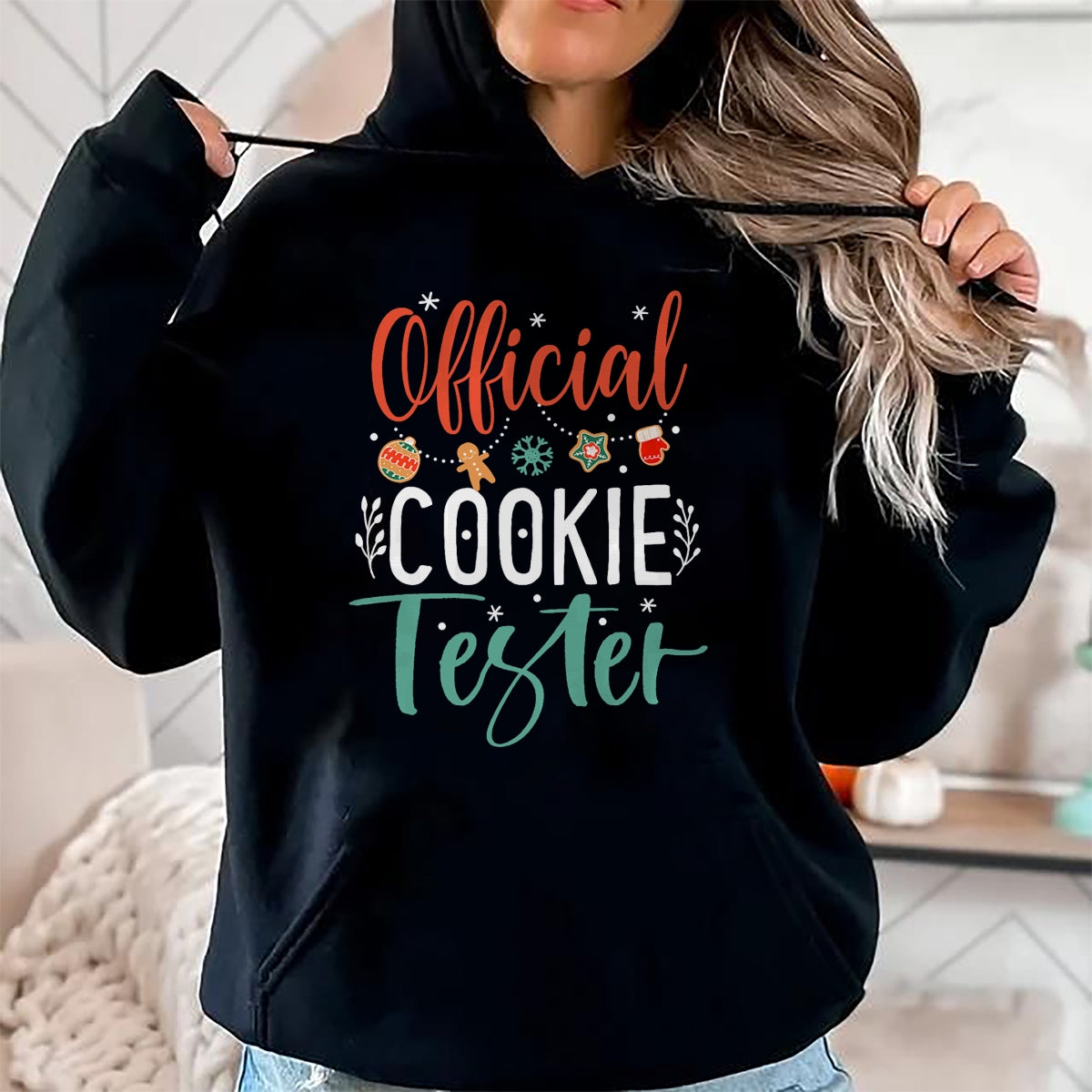 Official Cookie Tester Funny Christmas Couples Matching T-Shirt - Christmas Unisex T-Shirt/Hoodie/Sweatshirt - NGHL00