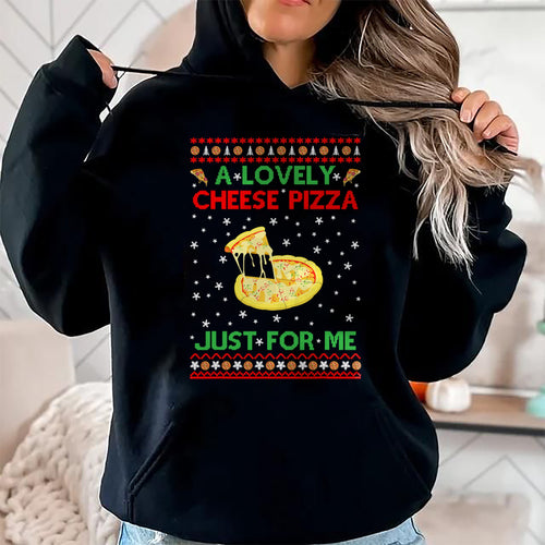 A Lovely Cheese Pizza Shirt Alone Funny Kevin X-Mas Home T-Shirt - Christmas Unisex T-Shirt/Hoodie/Sweatshirt - NGHL00