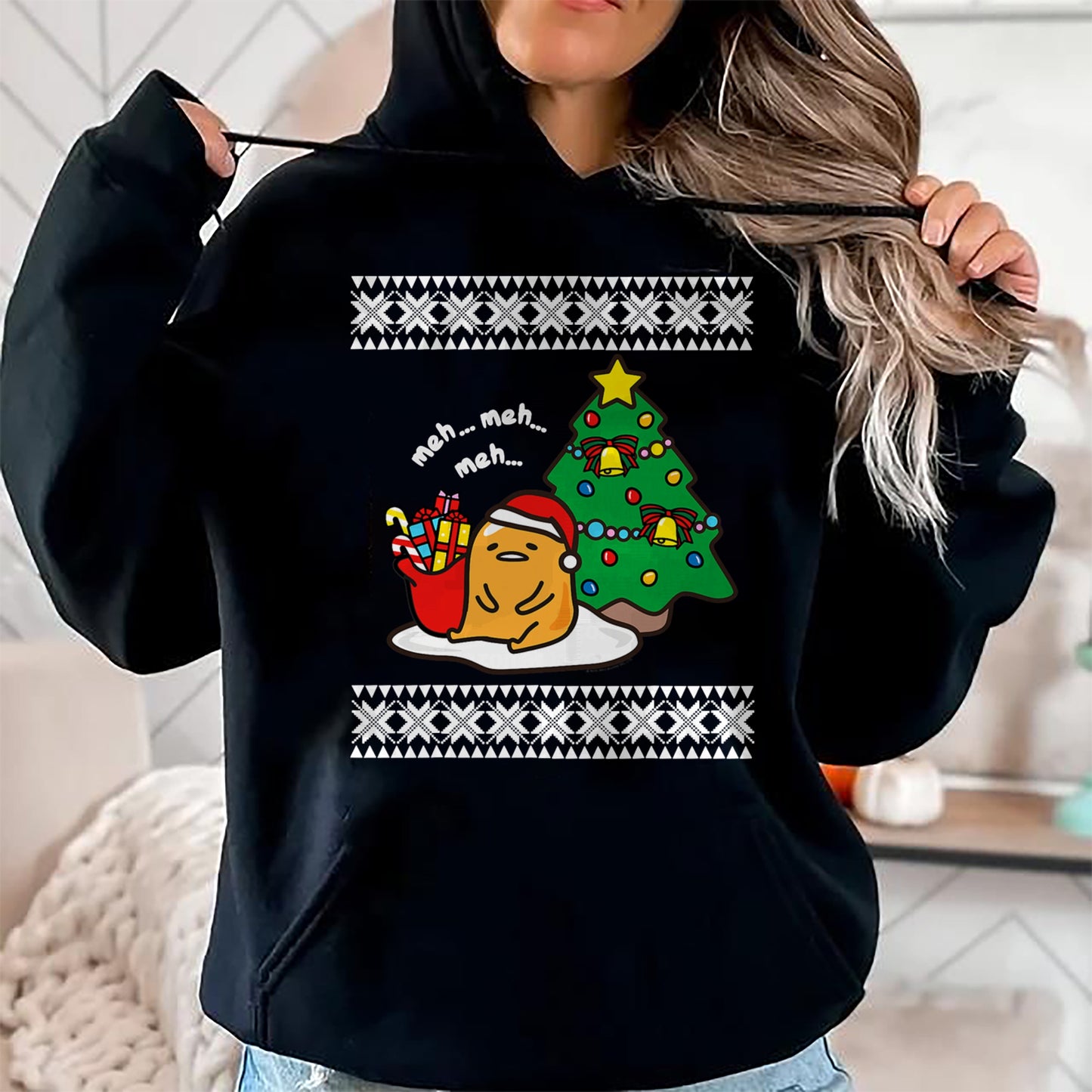 Gudetama Ugly Christmas T-Shirt - Christmas Unisex T-Shirt/Hoodie/Sweatshirt - NGHL00
