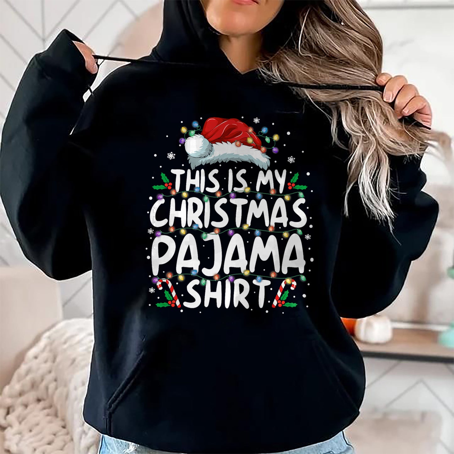 This Is My Christmas Pajama Shirt Funny Xmas PJs Men Women T-Shirt - Christmas Unisex T-Shirt/Hoodie/Sweatshirt - NGHL00