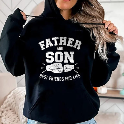 Father and son best friends for life T-Shirt - Gift From Dad Unisex T-Shirt/Hoodie - NGHL00 (SKUT-2310EMAILDS-22)