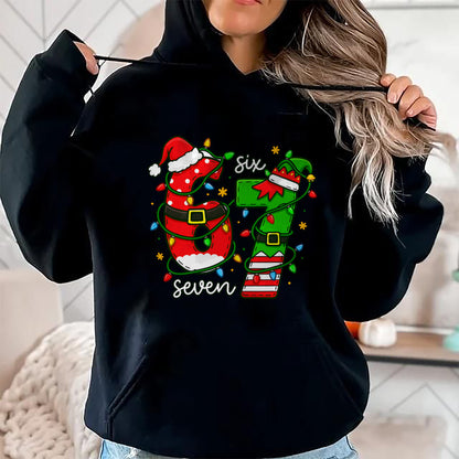 Trending Six Seven Meme Christmas 67 Xmas Men Women Kids T-Shirt - Christmas Unisex T-Shirt/Hoodie/Sweatshirt - NGHL00
