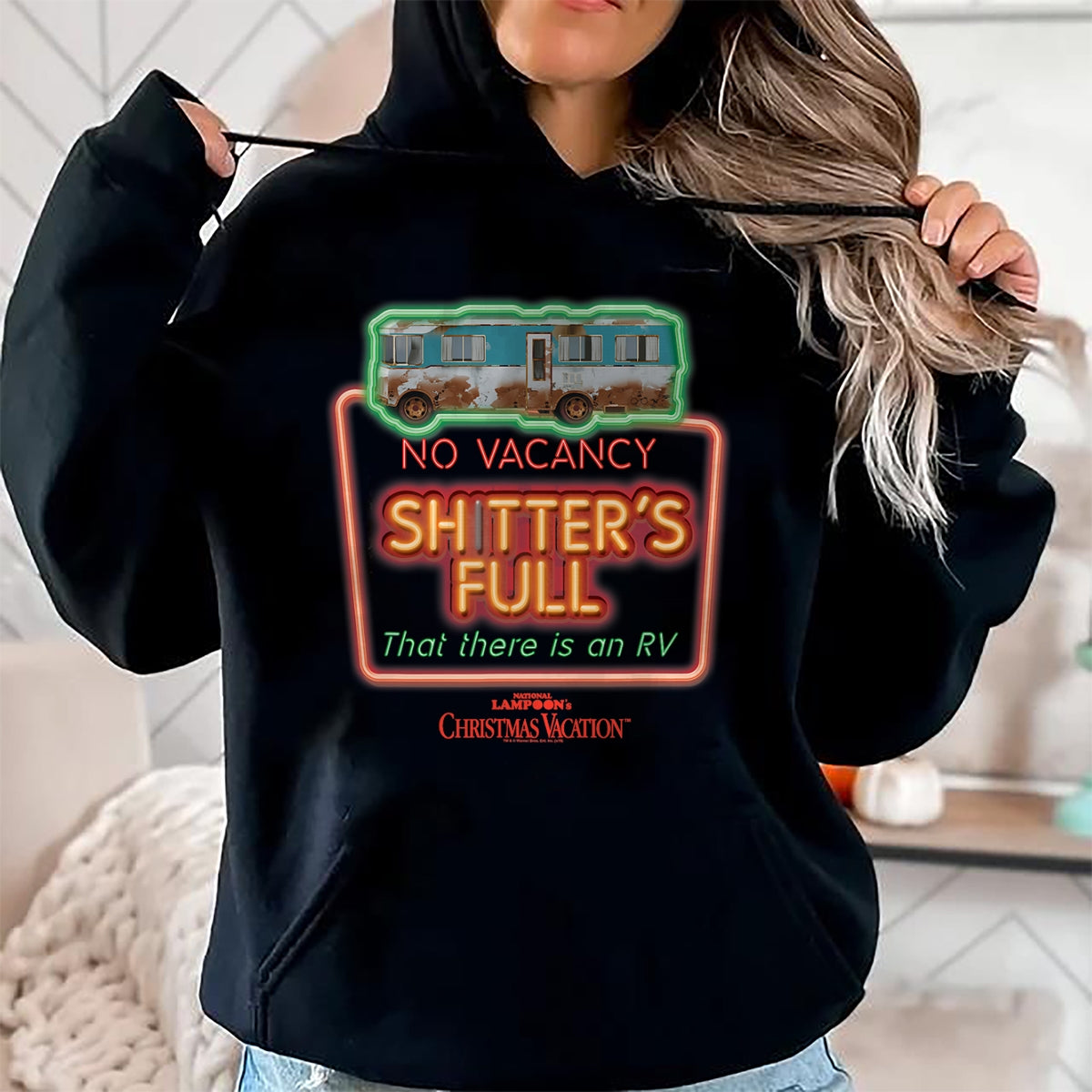 Christmas Vacation No Vacancy Shtter's Full Christmas T-Shirt - Christmas Unisex T-Shirt/Hoodie/Sweatshirt - NGHL00