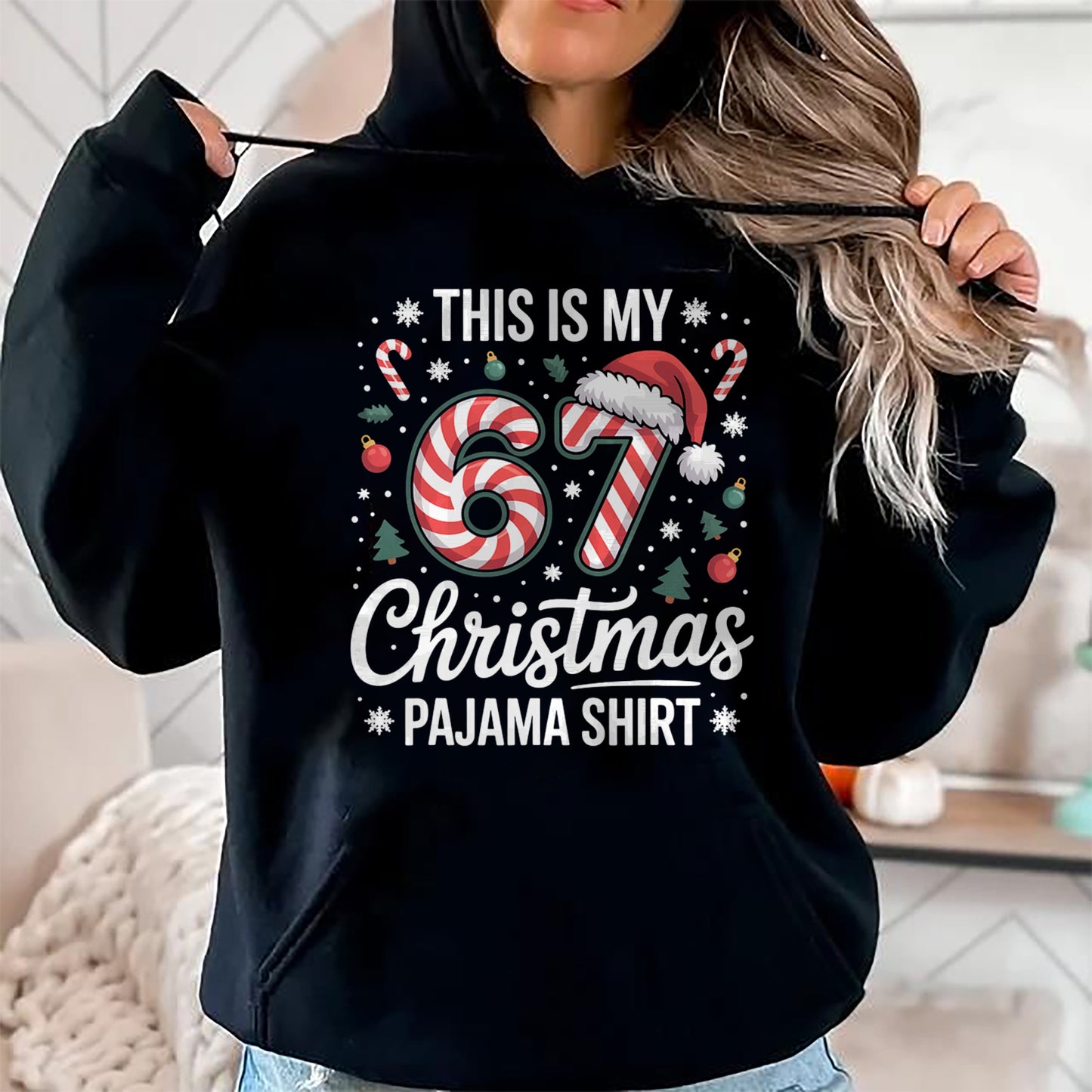 This My 67 Christmas Pajama 67 Meme Gen Alpha Boys Girls T-Shirt - Christmas Unisex T-Shirt/Hoodie/Sweatshirt - NGHL00