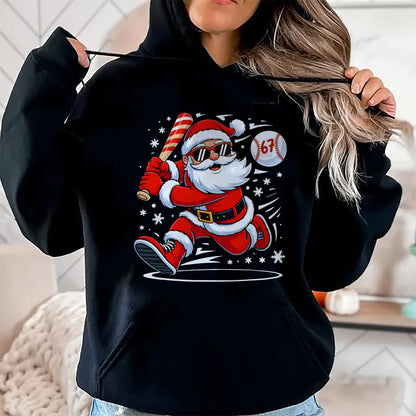 Funny Baseball Santa 67 Christmas Xmas Pajamas Boys T-Shirt - Christmas Unisex T-Shirt/Hoodie/Sweatshirt - NGHL00