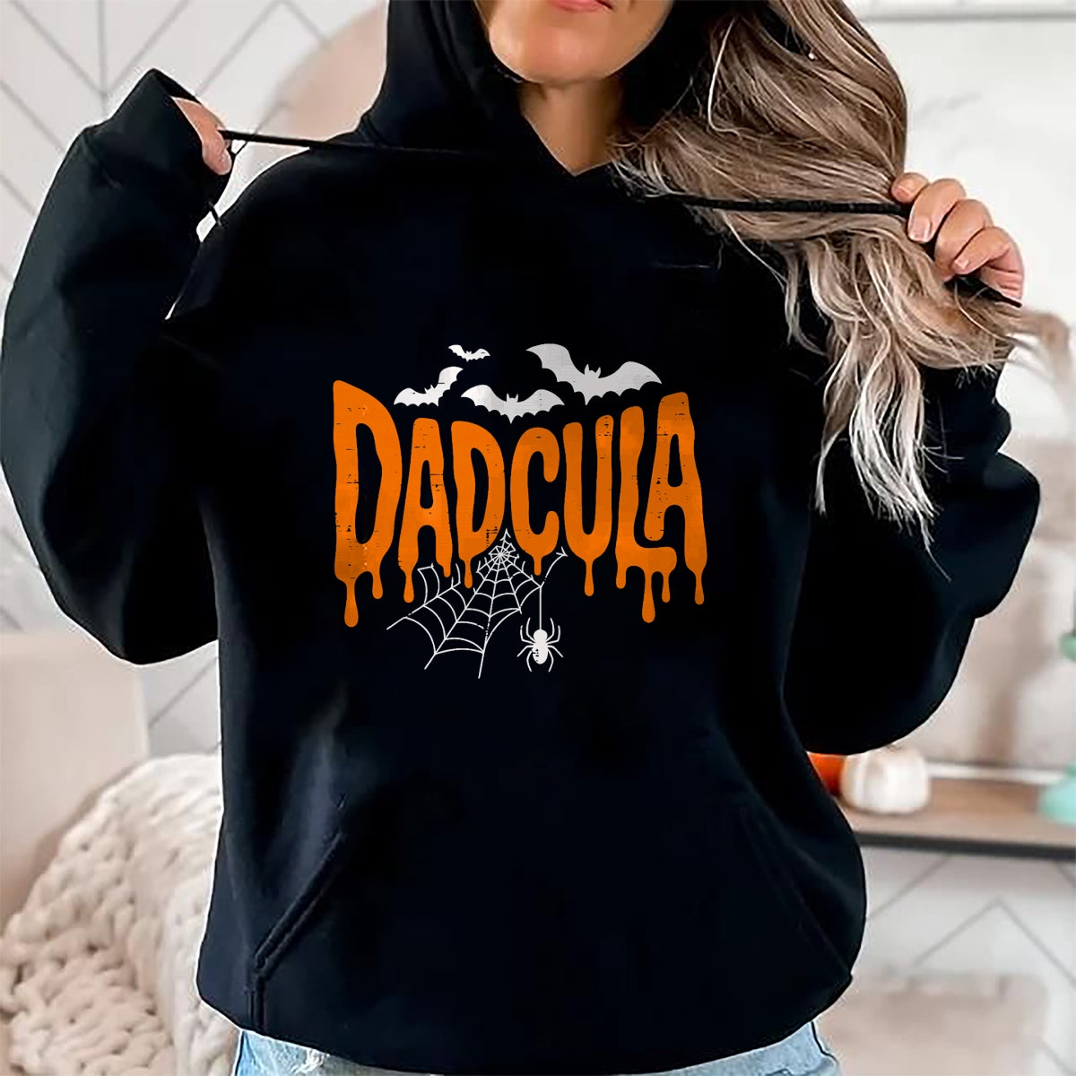 Dadcula Funny Halloween Dad Costume Spider Bat for Dad Men T-Shirt - Gift From Dad Unisex T-Shirt/Hoodie - NGHL00 (SKUT-2310EMAILDS-14)