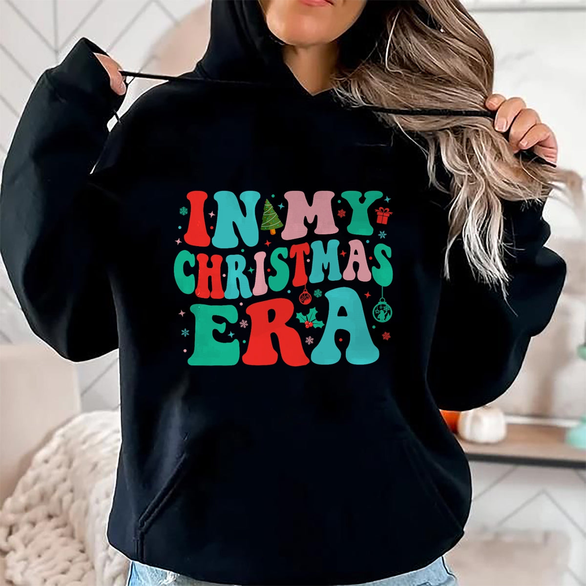 In My Christmas Era Cute Groovy Christmas Holiday Xmas T-Shirt - Christmas Unisex T-Shirt/Hoodie/Sweatshirt - NGHL00