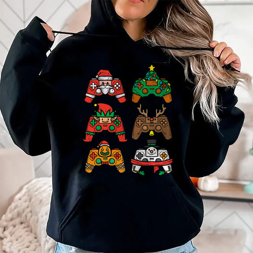 Christmas Gamer Controller Xmas Gaming T-Shirt - Christmas Unisex T-Shirt/Hoodie/Sweatshirt - NGHL00