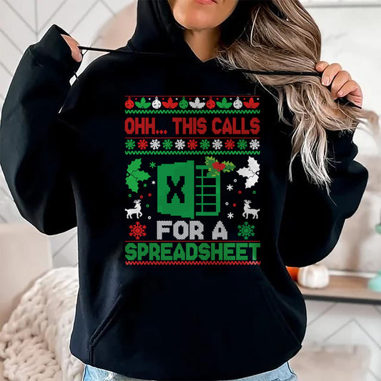 Oh this calls for a Spreadsheet Christmas sweater Excel Sweatshirt - Christmas Unisex T-Shirt/Hoodie/Sweatshirt - NGHL00